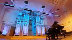 Lviv National Philharmonic building in Ukraine