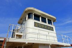 Eureka ship docked at Hyde Street Pier in San Francisco