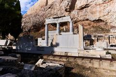 Temple of Asclepius on South Slope of Acropolis November 2019