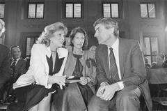 Opening ceremony of Amsterdam as European Capital of Culture with premier Ruud Lubbers and Greek Minister of Culture Melina Mercouri on May 18, 1987