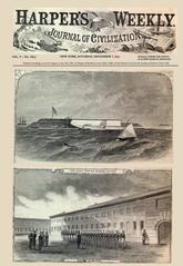 Fort Warren illustrated by Charles F. Allgauer in Harper's Weekly December 7, 1861