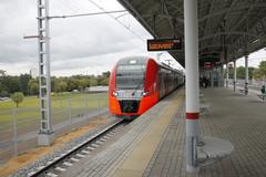 Novokhokhlovskaya station on the Moscow Central Circle (MCC)