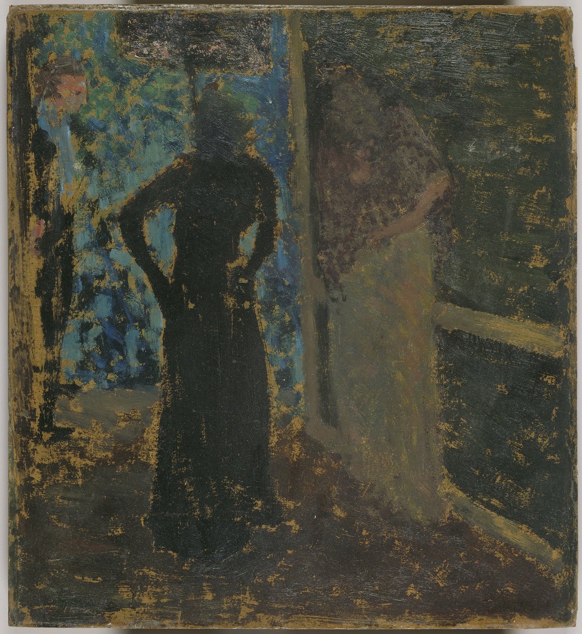 Backstage scene at Théâtre de l'Oeuvre painting by Édouard Vuillard