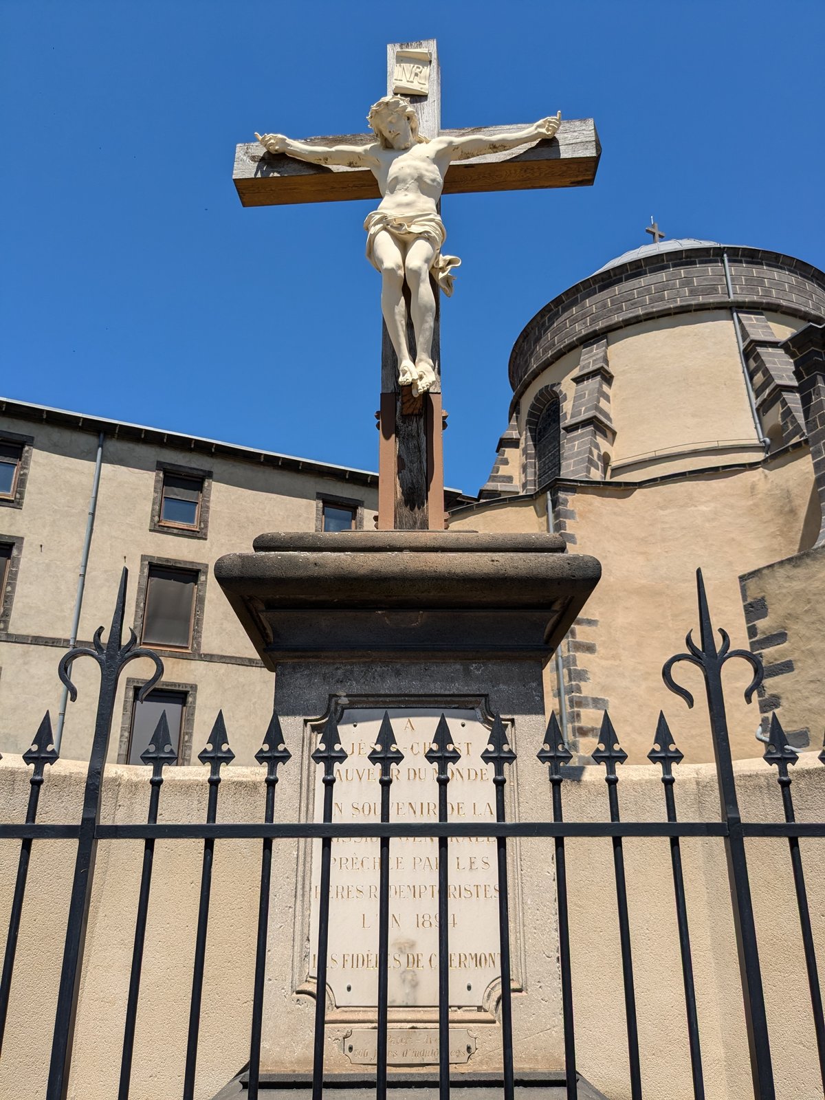 Crucifix at Couvent des Carmes-Déchaux in Clermont-Ferrand