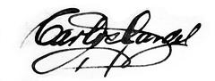 Signature of Carlos Gardel from 1917