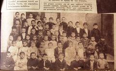 Carlos Gardel as a child with his first grade classmates at Escuela de Segundo Grado de Varones No 27 in Montevideo