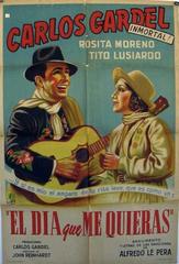 Original 1935 poster of El día que me quieras movie