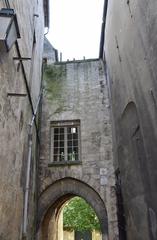 Historic Laon city gate called Porte des Chenizelles
