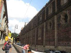 Facade of the Old College of San Ildefonso building in Mexico City