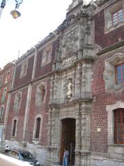 Entrance to Antiguo Colegio de San Ildefonso building in Mexico City