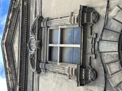 Facade window of the Chapelle des Trinitaires on Rue de la République