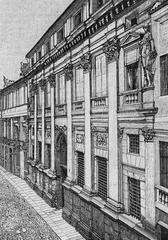 Vicenza Palazzo Valmarana woodcut illustration