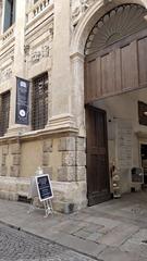 Entrance of Palladian Villas Visitor Center at Valmarana Palace in Vicenza Italy