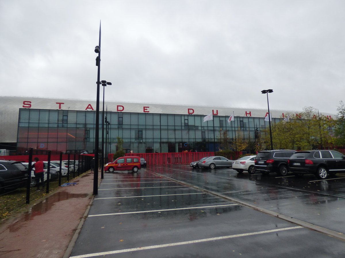 Stade du Hainaut stadium before Valenciennes FC vs RC Lens Ligue 2 match on November 10, 2018