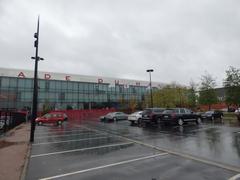 Stade du Hainaut stadium before Valenciennes FC versus RC Lens Ligue 2 football match on November 10, 2018