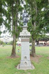 Benjamin Franklin Memorial statue in Washington Square Park, San Francisco, California
