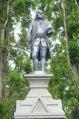 Benjamin Franklin Memorial statue in Washington Square, San Francisco