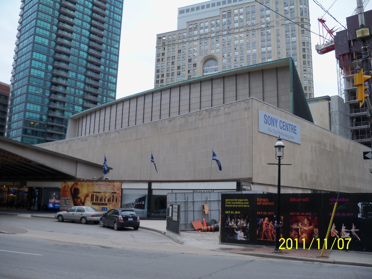 Hummingbird Centre building at southeast corner of Yonge and Front streets in Toronto