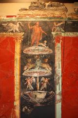 Reconstruction of Roman wall paintings incorporating retrieved fragments from a Cologne villa