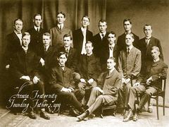 Founders of Acacia Fraternity group photo in 1904