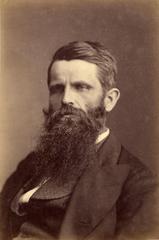 Cabinet card portrait of Joseph Beal Steere, Professor of Zoology and Paleontology and Museum Curator