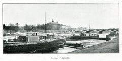 Clément Maurice painting of Le Pont d'Austerlitz in Paris, 1897