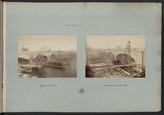 Construction site of stone bridge piles at the expansion of Pont d'Austerlitz