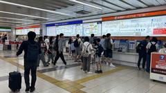 Osaka Namba Station ticket gates interior