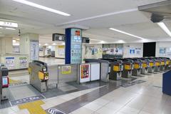 West ticket gate of Kinki Nippon Railway Osaka Namba Station