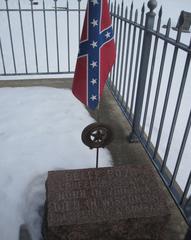 Confederate flag on Belle Boyd's grave