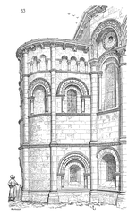 Exterior view of Chapelle de l'eglise Saintes historic church