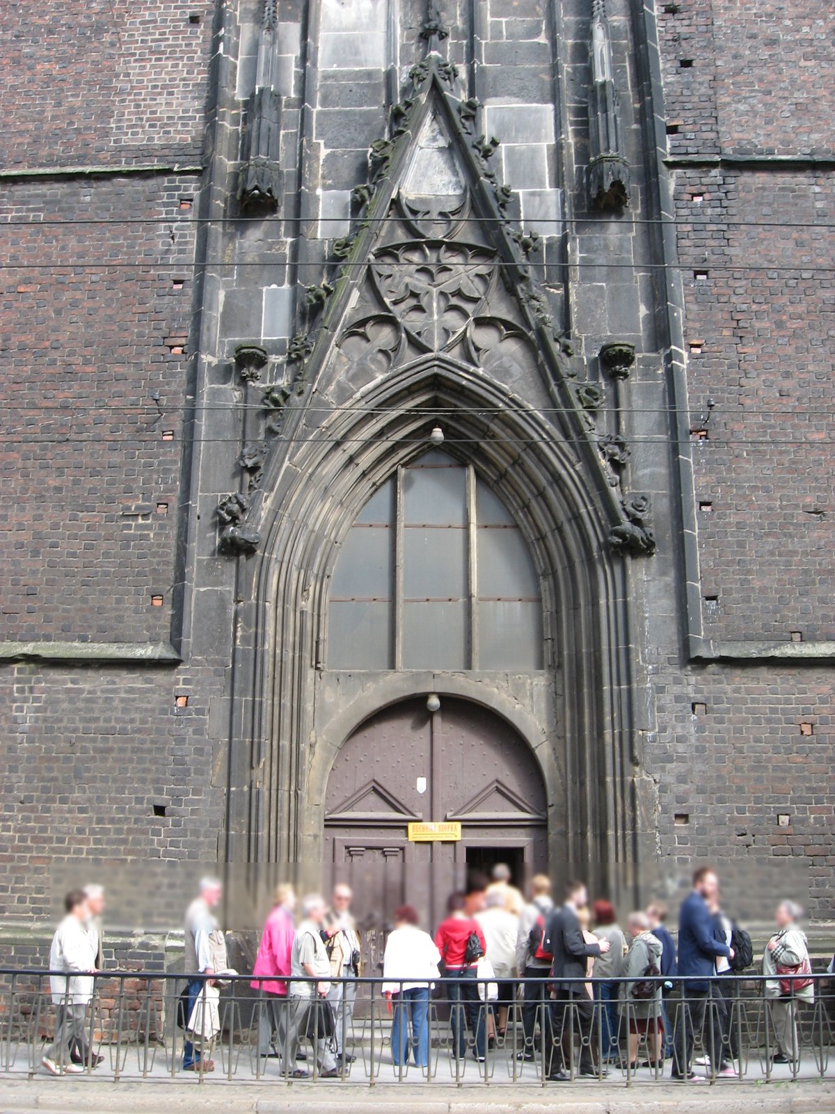 Entrance to the Church of Our Lady on Piasek in Wrocław