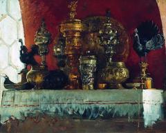 Sketch of the painting A Boyar Wedding Feast in the XVII century