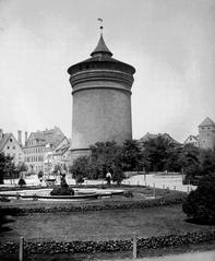 Exterior view of Laufer Torturm in Nuremberg