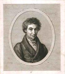 Etching portrait of Georg Paul Amberger