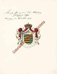 Copyfraud notice by Stadtarchiv Nürnberg on historic document illustrating unauthorized copyright claims