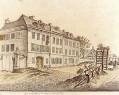 Historic Randahl'sche House at Vestnertorgraben 3 in Nuremberg street view