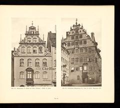 Historical secular architecture in Nuremberg from the book Alt-Nürnbergs Profanarchitektur