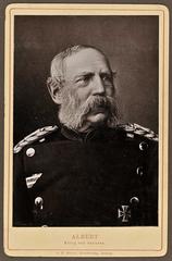 Portrait of King Albert of Saxony from the 1890s, cabinet format