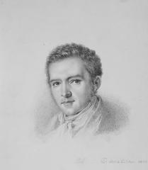 Self-portrait of Carl Gustav Carus from 1822