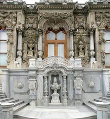 Entrance of the Ceremonial House of Ihlamur Palace in Istanbul Turkey