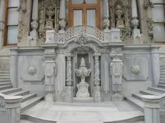 Entrance of the Ceremonial House of Ihlamur Palace in Istanbul, Turkey