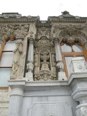 Close-up view of the Ceremonial House of Ihlamur Palace in Istanbul Turkey
