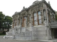 Front and right façades of the Ceremonial House of Ihlamur Palace in Istanbul, Turkey