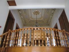 Interior of the Court Pavilion at Ihlamur Palace showcasing ornate Ottoman architecture and decor in Istanbul Turkey