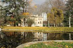 Ihlamur Pavilion in Beşiktaş surrounded by lush trees