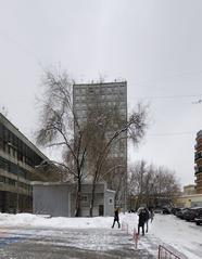 Hostel building of MIIGAIK under clear sky