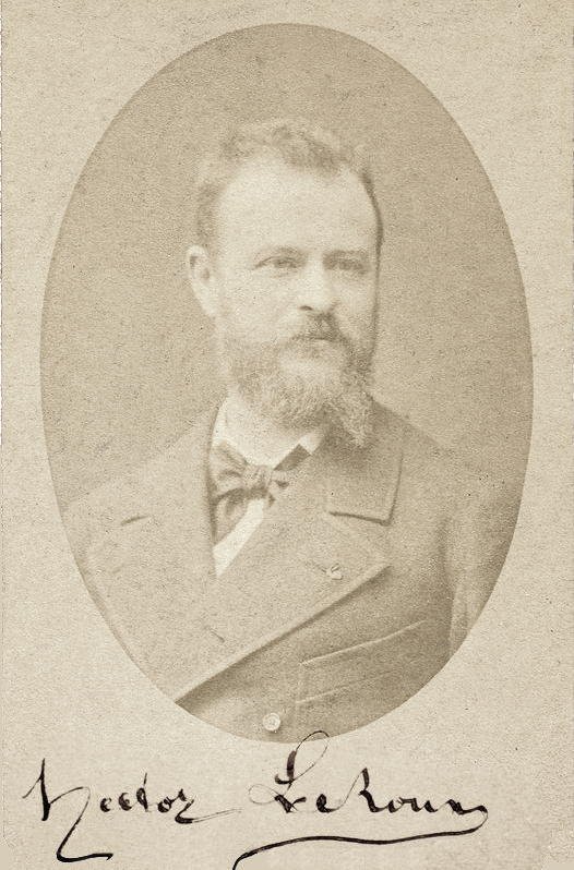 Portrait of Hector Leroux by Ad. Braun & Cie, c. 1875
