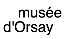 Musée d'Orsay unofficial logo in black text with elegant font