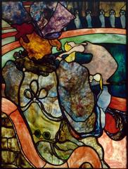 Vintage poster artwork of 'Au Nouveau Cirque, Papa Chrysanthème' by Toulouse-Lautrec
